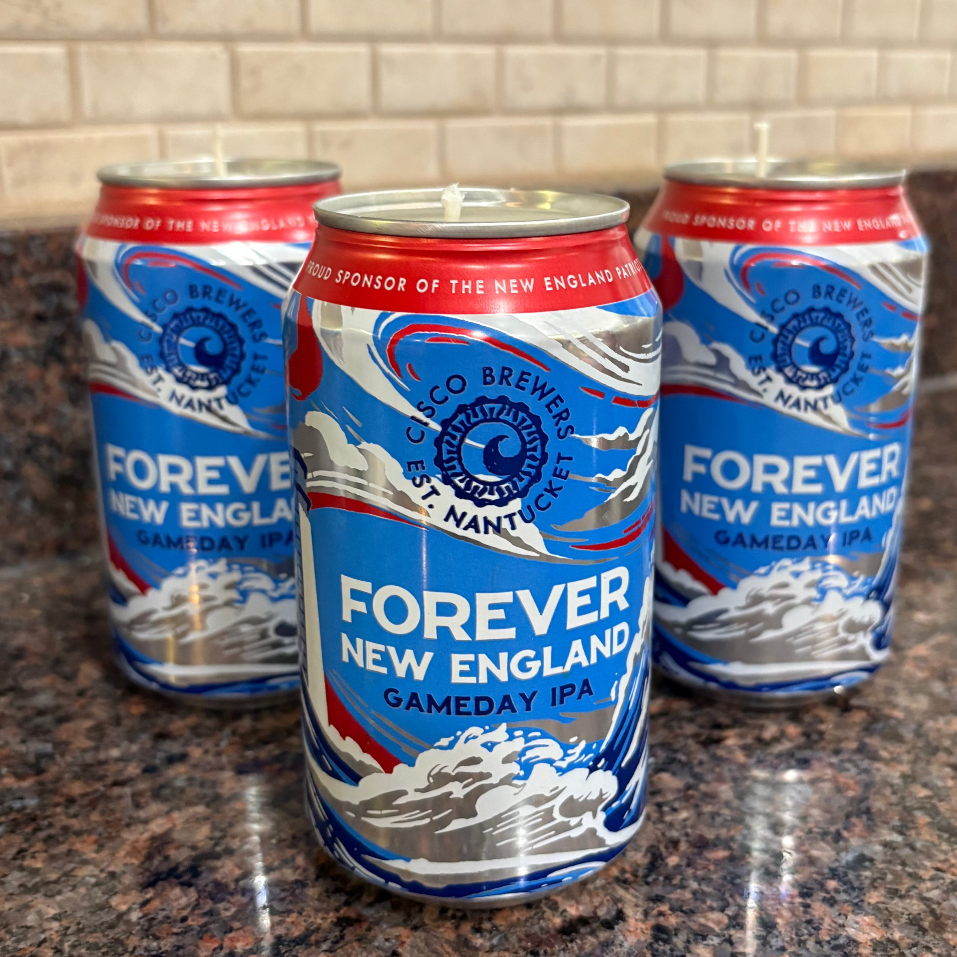 Cisco Brewers Forever New England Beer Can Soy Candle