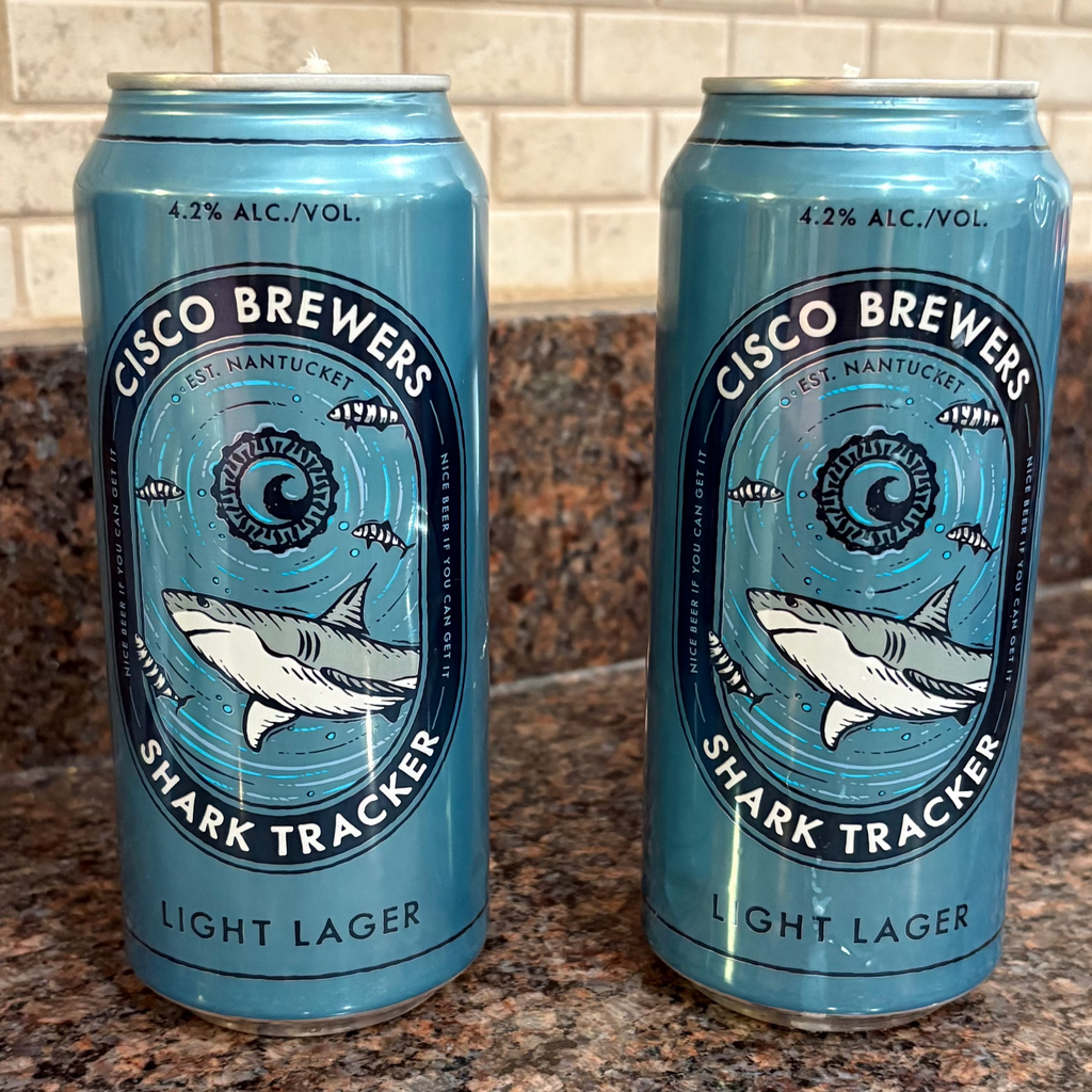 Cisco Brewers Shark Tracker Beer Can Soy Candle